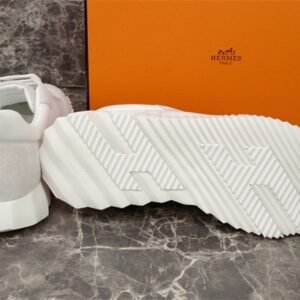 Hermes Bouncing Sneaker Full White