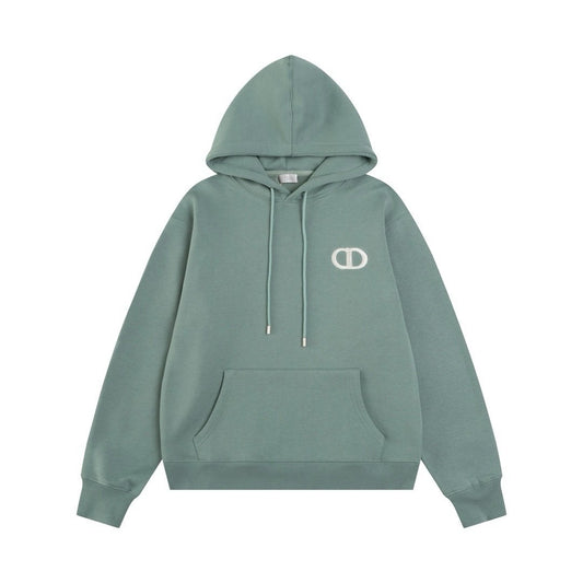 Dior CD Icon Hooded Sweatshirt In  Mint Green