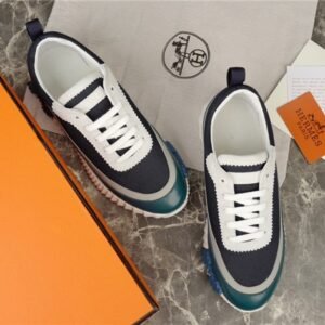 Hermes Bouncing Sneaker Navy White