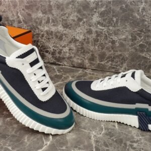 Hermes Bouncing Sneaker Navy White
