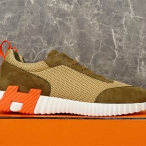 Hermes Bouncing Sneaker Green Orange
