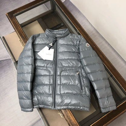 Moncler Acorus Down Jacket Silver Grey