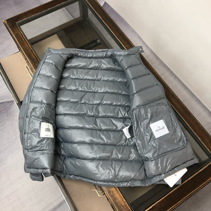 Moncler Acorus Down Jacket Silver Grey