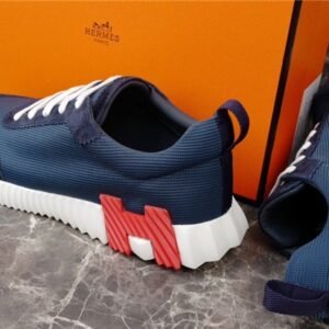 Hermes Bouncing Sneaker Navy Red