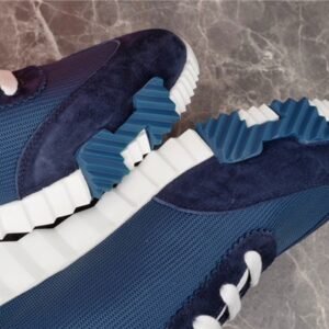 Hermes Bouncing Sneaker Navy Red