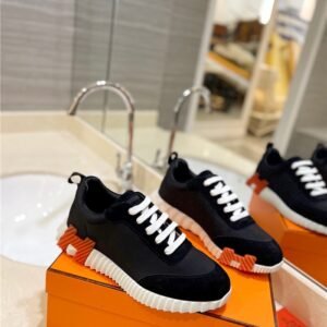 Hermes Bouncing Sneaker Black Red