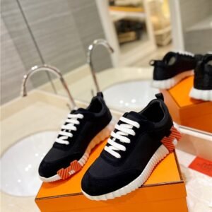 Hermes Bouncing Sneaker Black Red