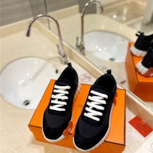 Hermes Bouncing Sneaker Black Red