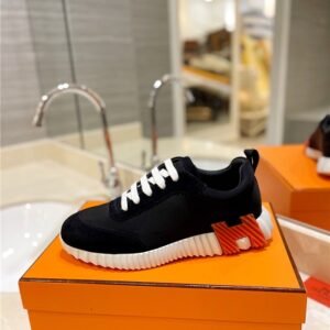 Hermes Bouncing Sneaker Black Red