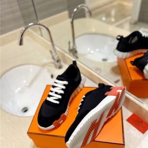 Hermes Bouncing Sneaker Black Red