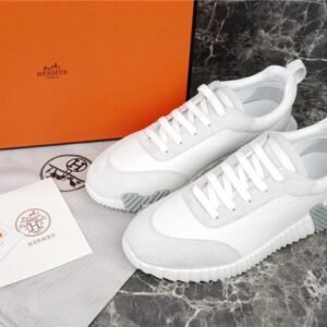 Hermes Bouncing Sneaker White Grey