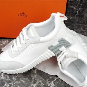 Hermes Bouncing Sneaker White Grey