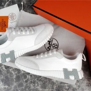 Hermes Bouncing Sneaker White Grey