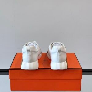 Hermes Bouncing Sneaker White Brown