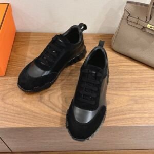Hermes Bouncing Sneaker Black Leather