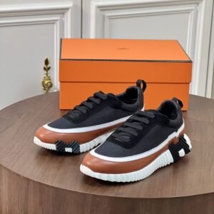 Hermes Bouncing Sneaker Black Brown