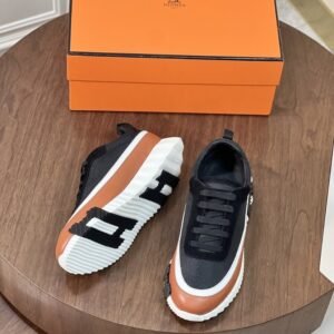 Hermes Bouncing Sneaker Black Brown