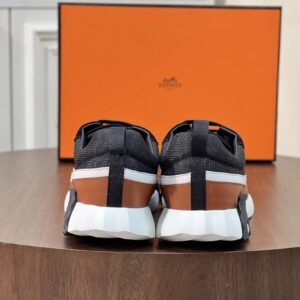 Hermes Bouncing Sneaker Black Brown