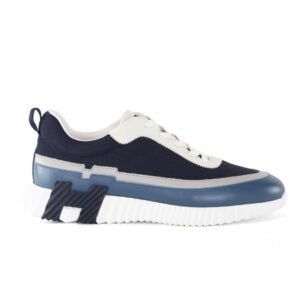 Hermes Bouncing Sneaker Navy White