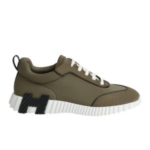 Hermes Bouncing Sneaker Khaki Green
