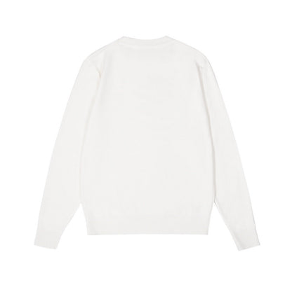 Moncler Logo Patch Sweatshirt White