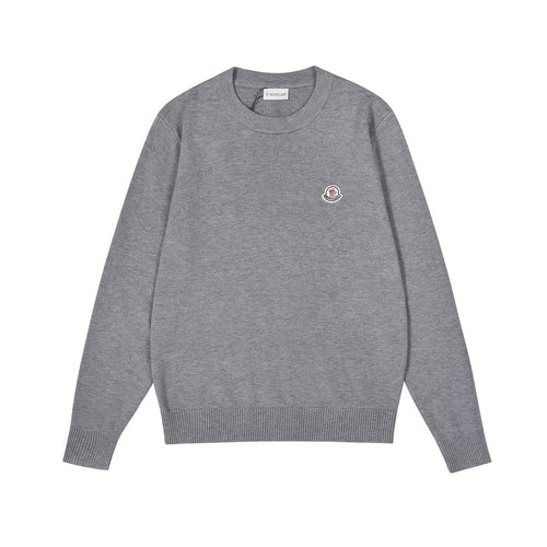 Moncler Logo Patch Sweatshirt Grey