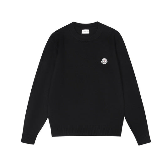 Moncler Logo Patch Sweatshirt Black