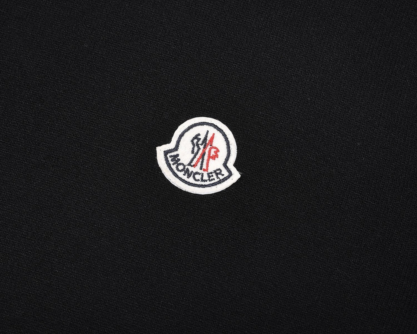 Moncler Logo Patch Sweatshirt Black