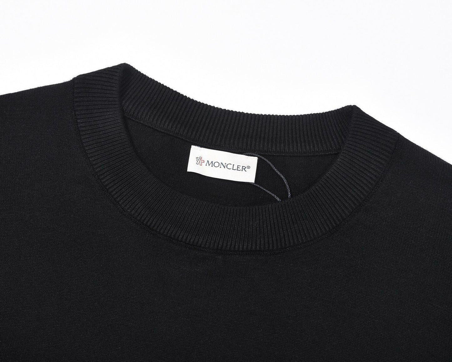 Moncler Logo Patch Sweatshirt Black