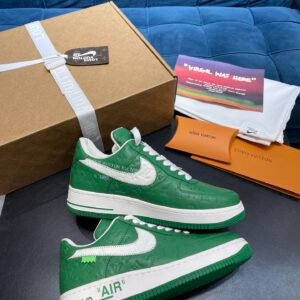 Nike X Louis Vuitton X Air Force 1 Green