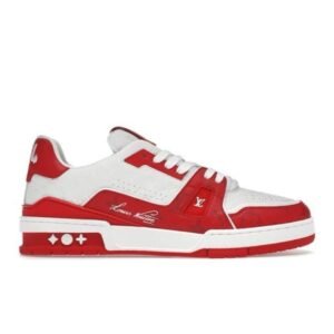 Louis Vuitton Trainer #54 Signature Red White