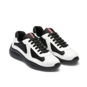Prada Americas Cup White Black Trainers