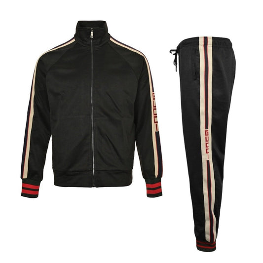 Gucci Technical Jersey Tracksuit Black