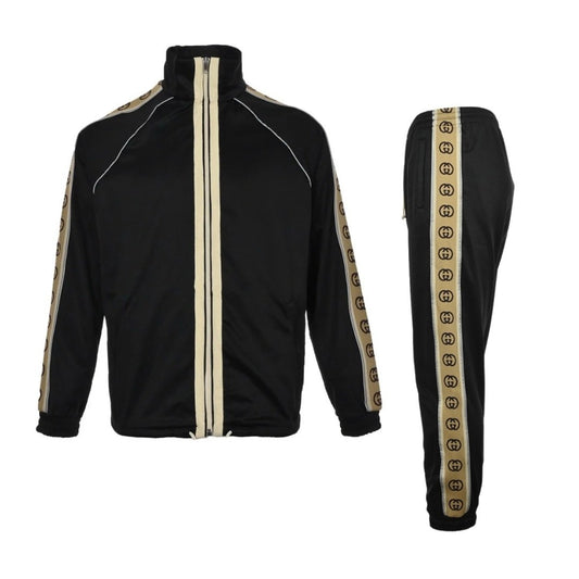 Gucci Interlocking GG Stripe Tracksuit Black