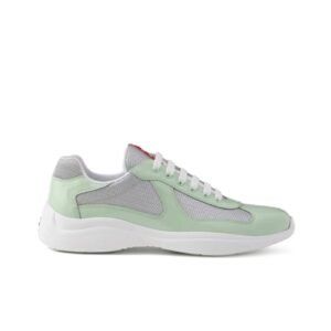 Prada Americas Cup Dark Mint Green Grey  Trainers