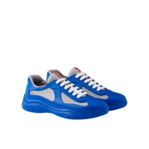 Prada Americas Cup Icon Soft Blue Trainers
